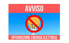Avviso interruzione energia elettrica per lavori di E-distribuzione  - venerdì 14 novembre