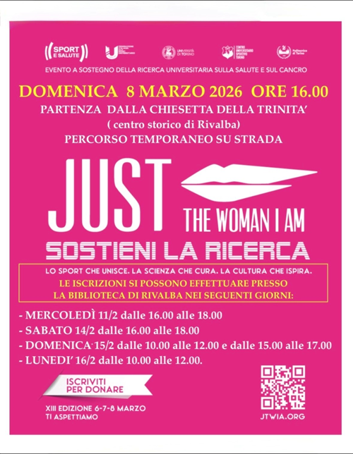 Just the woman I am (JTWIA) - 8 marzo 2026