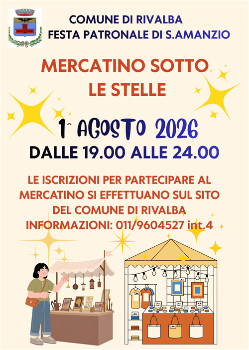 Mercatino Sotto le stelle - Festa Patronale di Sant'Amanzio